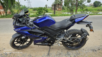 Blue Yamaha YZF R15