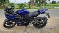 Blue Yamaha YZF R15