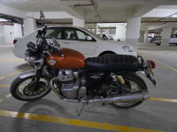 Orange Royal Enfield Interceptor 650 Twin