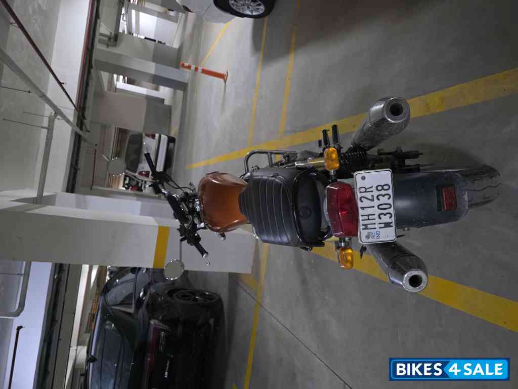 Orange Royal Enfield Interceptor 650 Twin