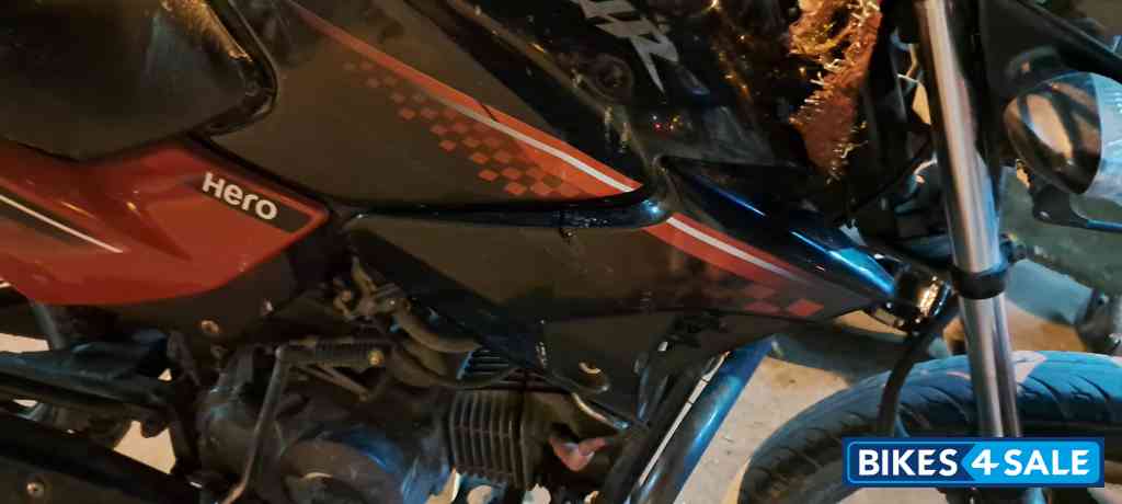 Black Red Hero Glamour 125 Disc