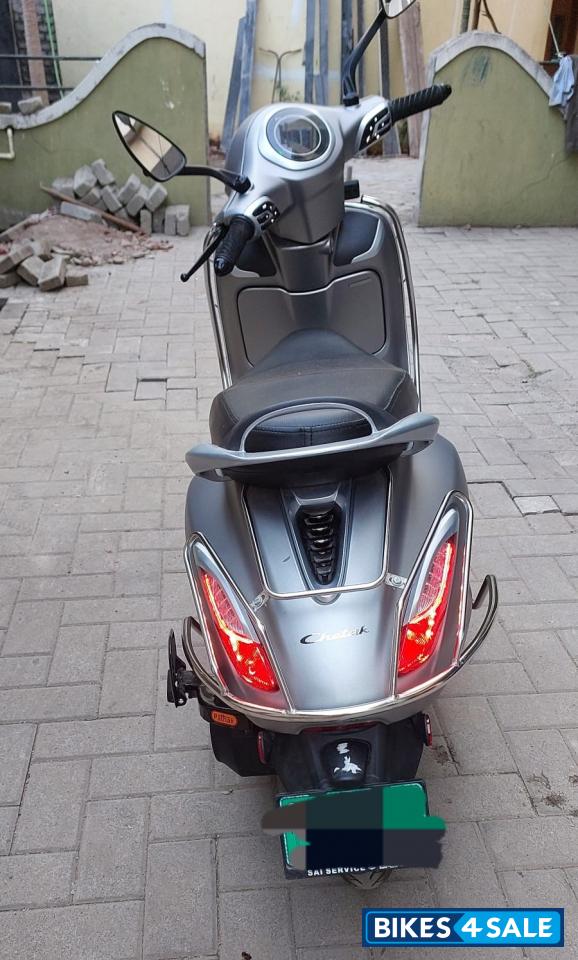 Grey Bajaj Chetak Electric