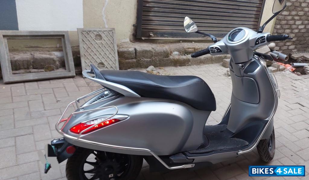 Grey Bajaj Chetak Electric