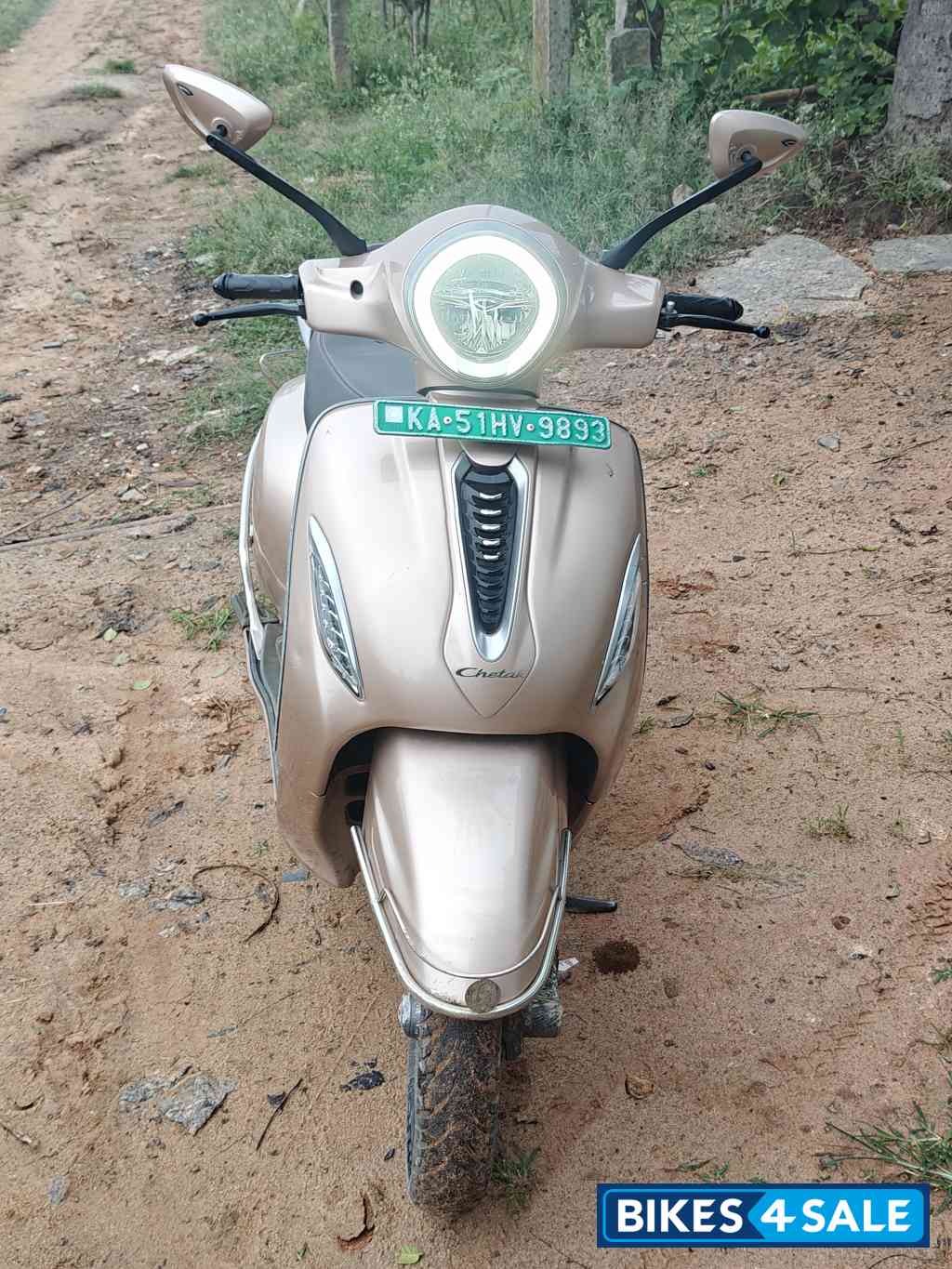 Hazelnut Brown Bajaj Chetak Premium