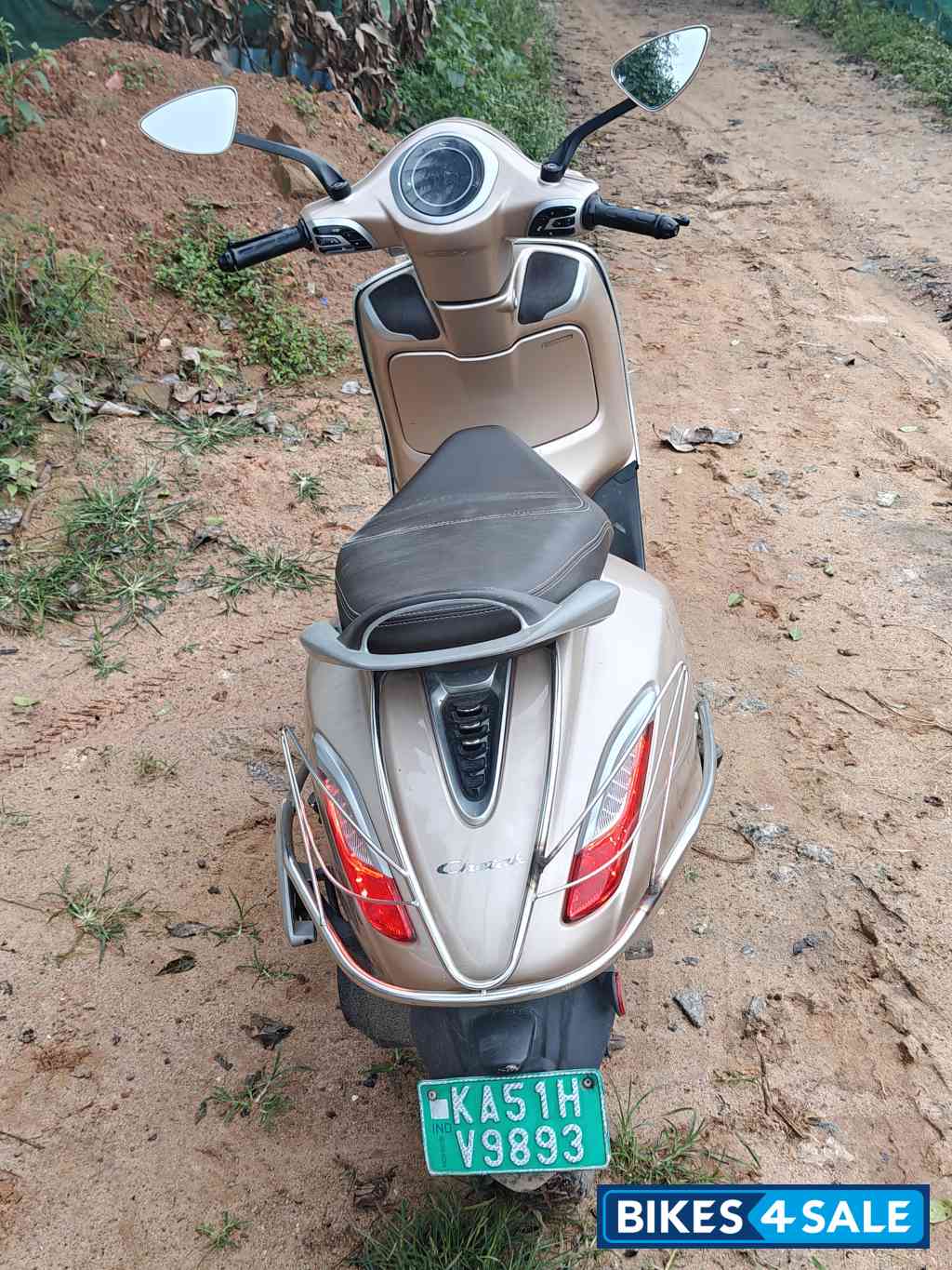 Hazelnut Brown Bajaj Chetak Premium