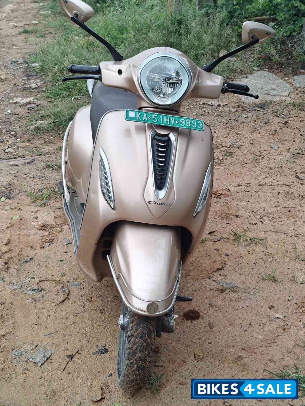 Hazelnut Brown Bajaj Chetak Premium