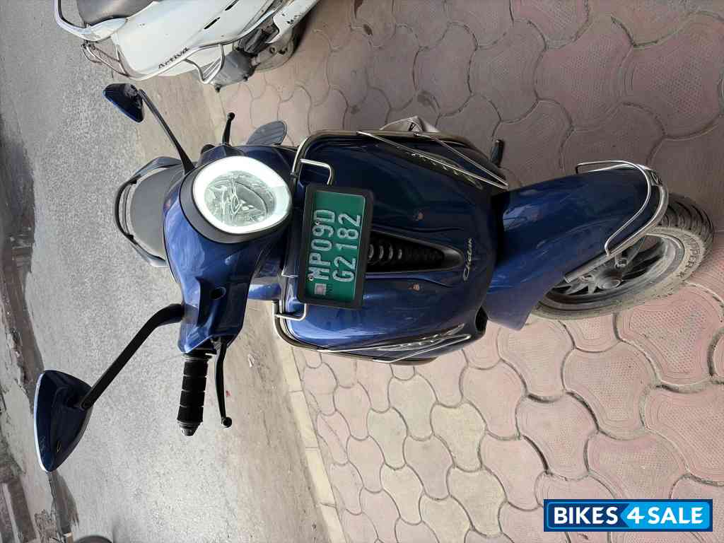 Indigo Blue Bajaj Chetak Premium