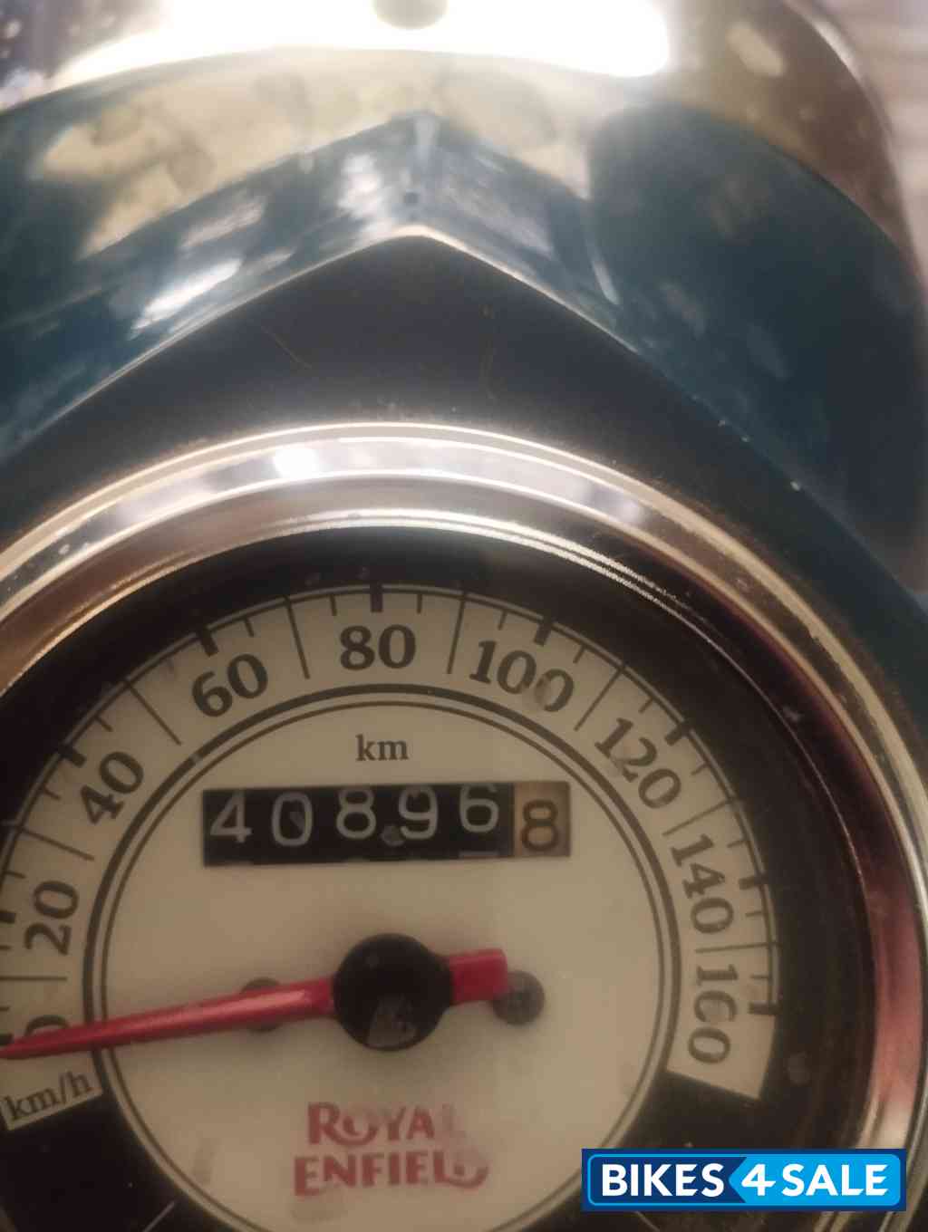 Blue Royal Enfield Classic 350