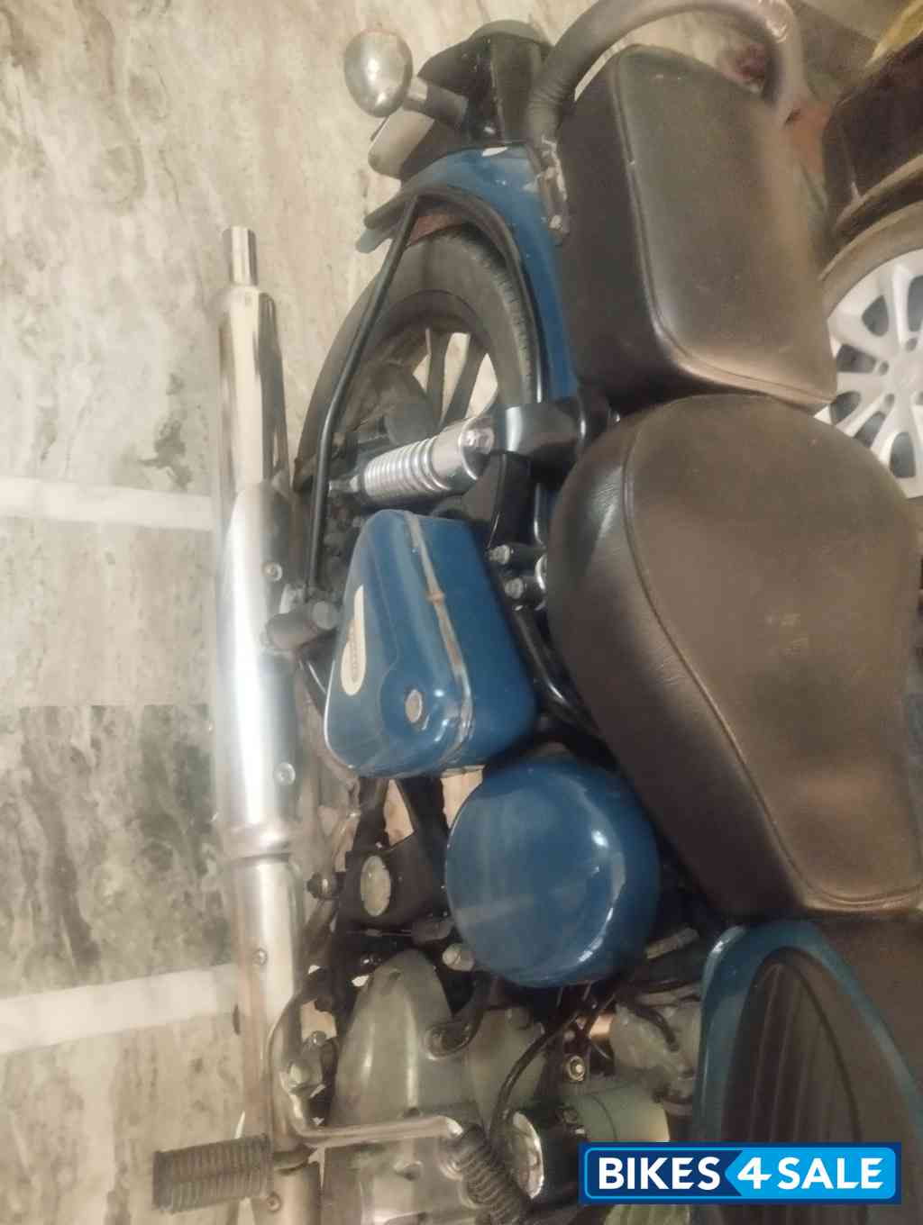 Blue Royal Enfield Classic 350