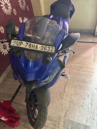 Blue Yamaha YZF R15 S