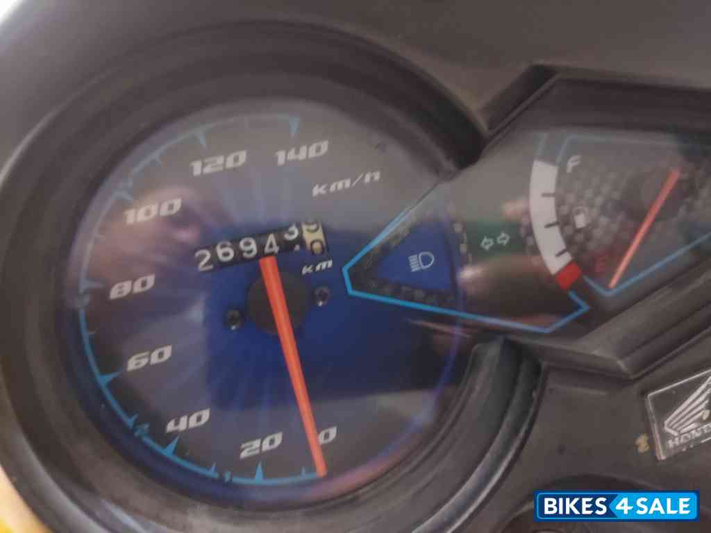 Golden Yellow Honda CB Twister