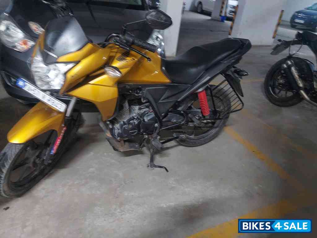 Golden Yellow Honda CB Twister