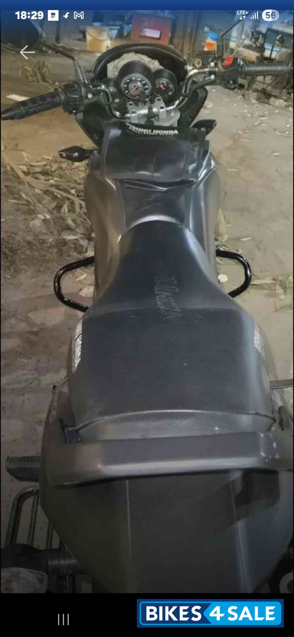 Metallic Gray Honda Unicorn 160 BS6