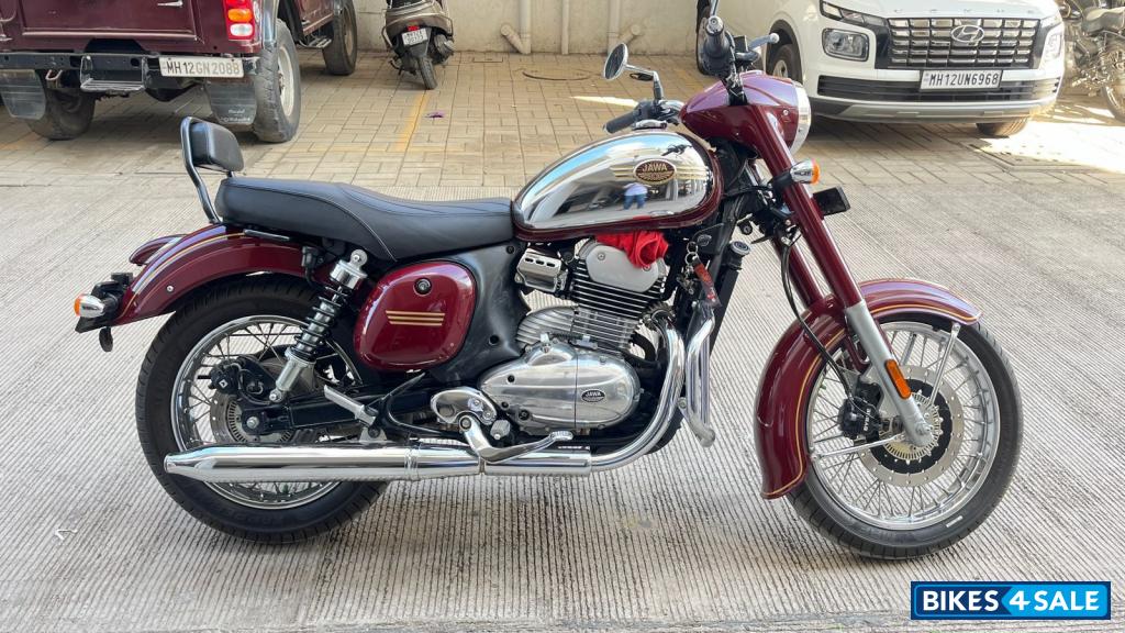 Maroon Jawa 350