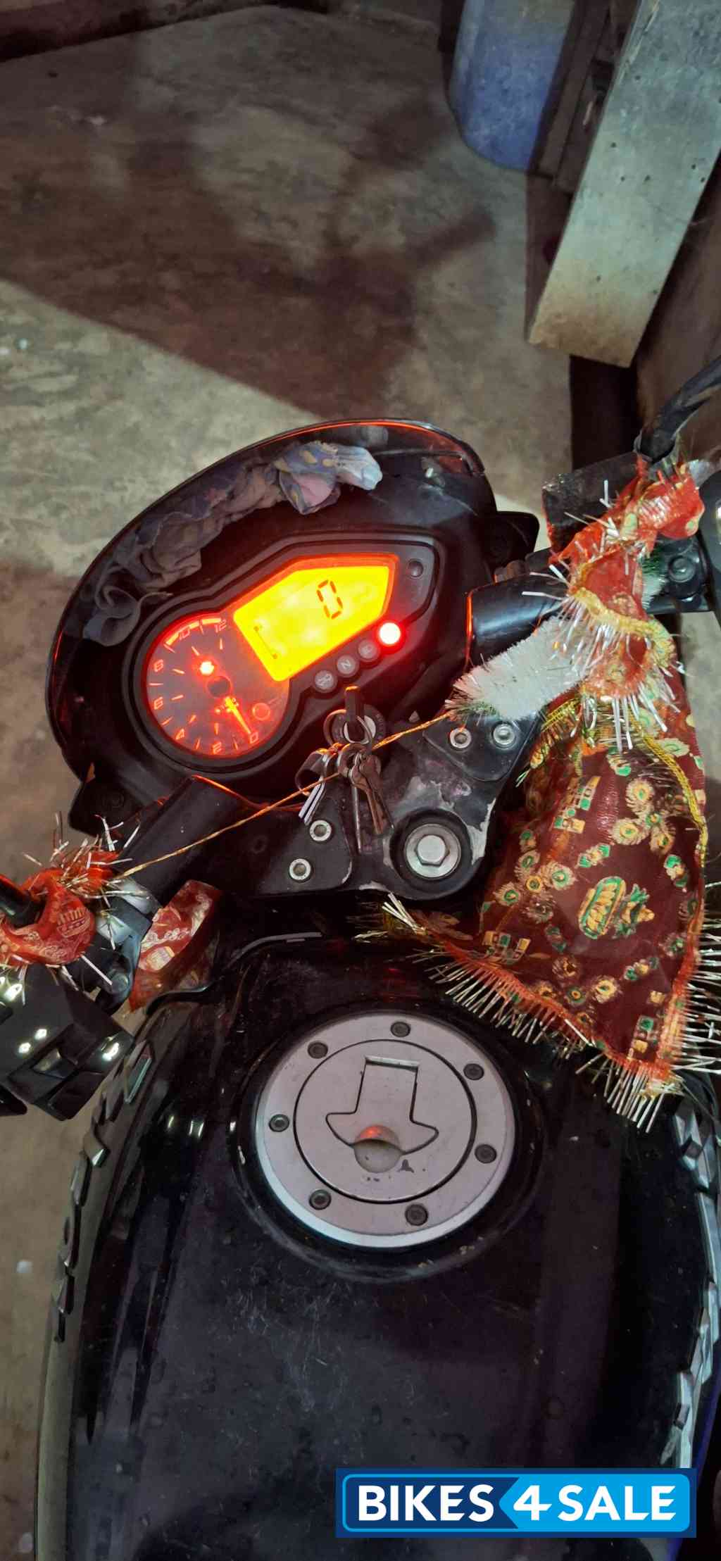 Black Blue Bajaj Pulsar 150