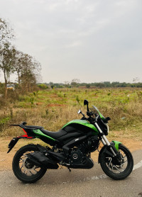 Green Bajaj Dominar 400 ABS BS6