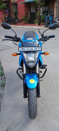 Blue Suzuki Gixxer 150