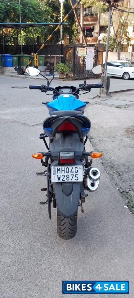 Blue Suzuki Gixxer 150
