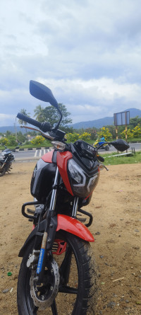 Red TVS Raider 125