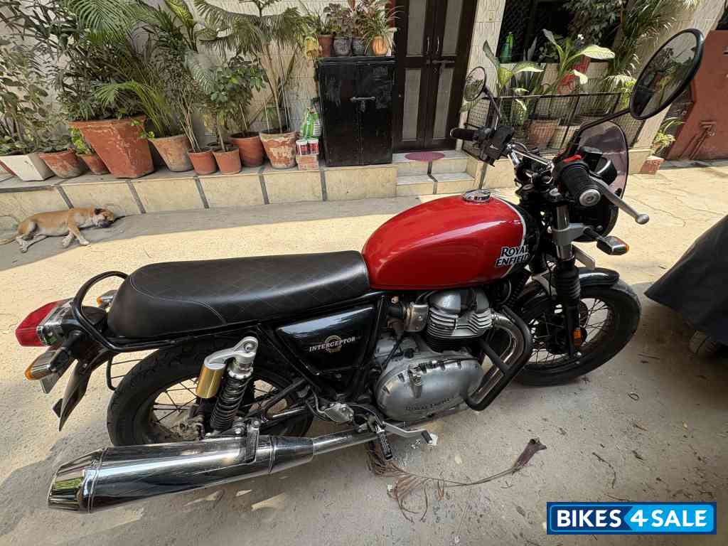 Ravishing Red Royal Enfield Interceptor 650 Twin