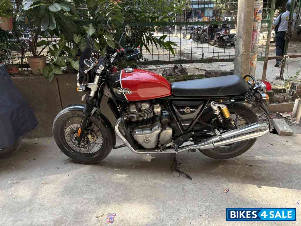 Ravishing Red Royal Enfield Interceptor 650 Twin