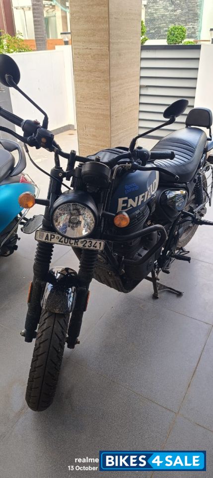 Rebel Blue Royal Enfield Hunter 350 Metro