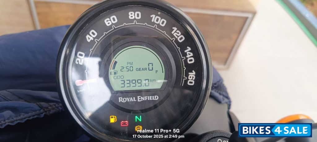 Rebel Blue Royal Enfield Hunter 350 Metro