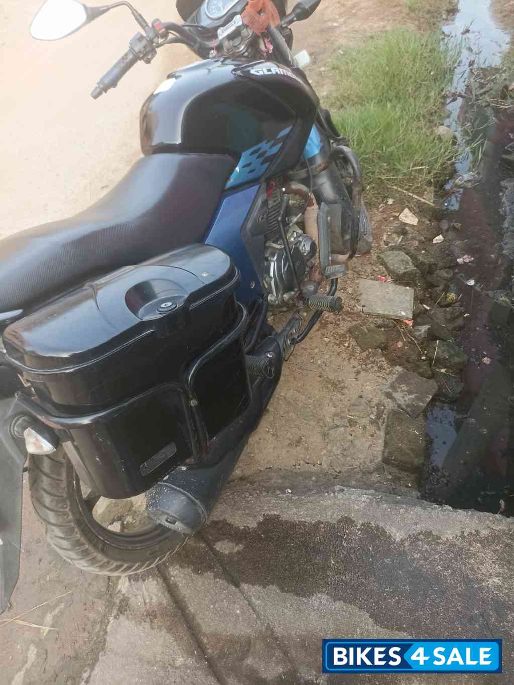 Blue Black Hero Glamour 125 Disc