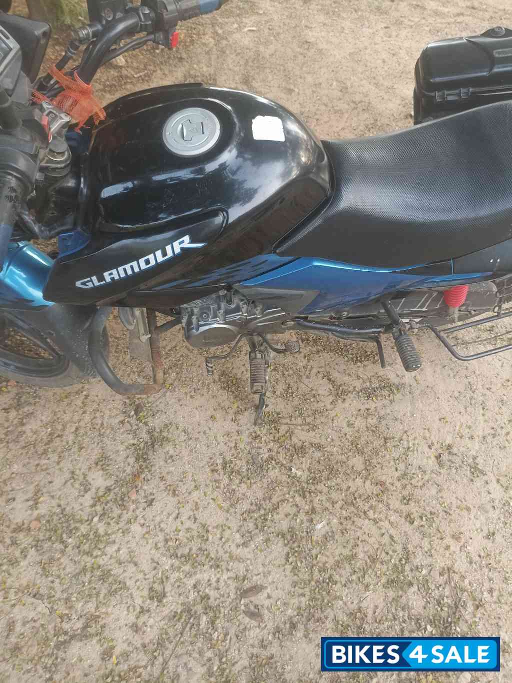 Blue Black Hero Glamour 125 Disc