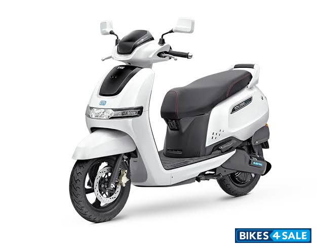 White TVS iQube Electric