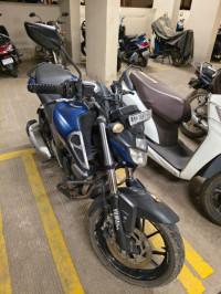 Dark Matt Blue Yamaha FZ-S FI V3 BS6