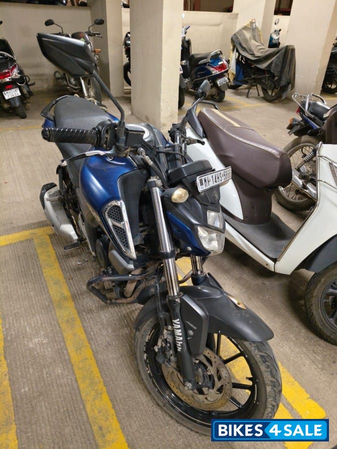 Dark Matt Blue Yamaha FZ-S FI V3 BS6