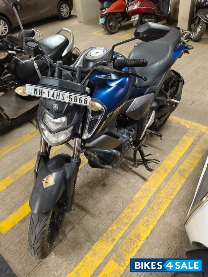 Dark Matt Blue Yamaha FZ-S FI V3 BS6