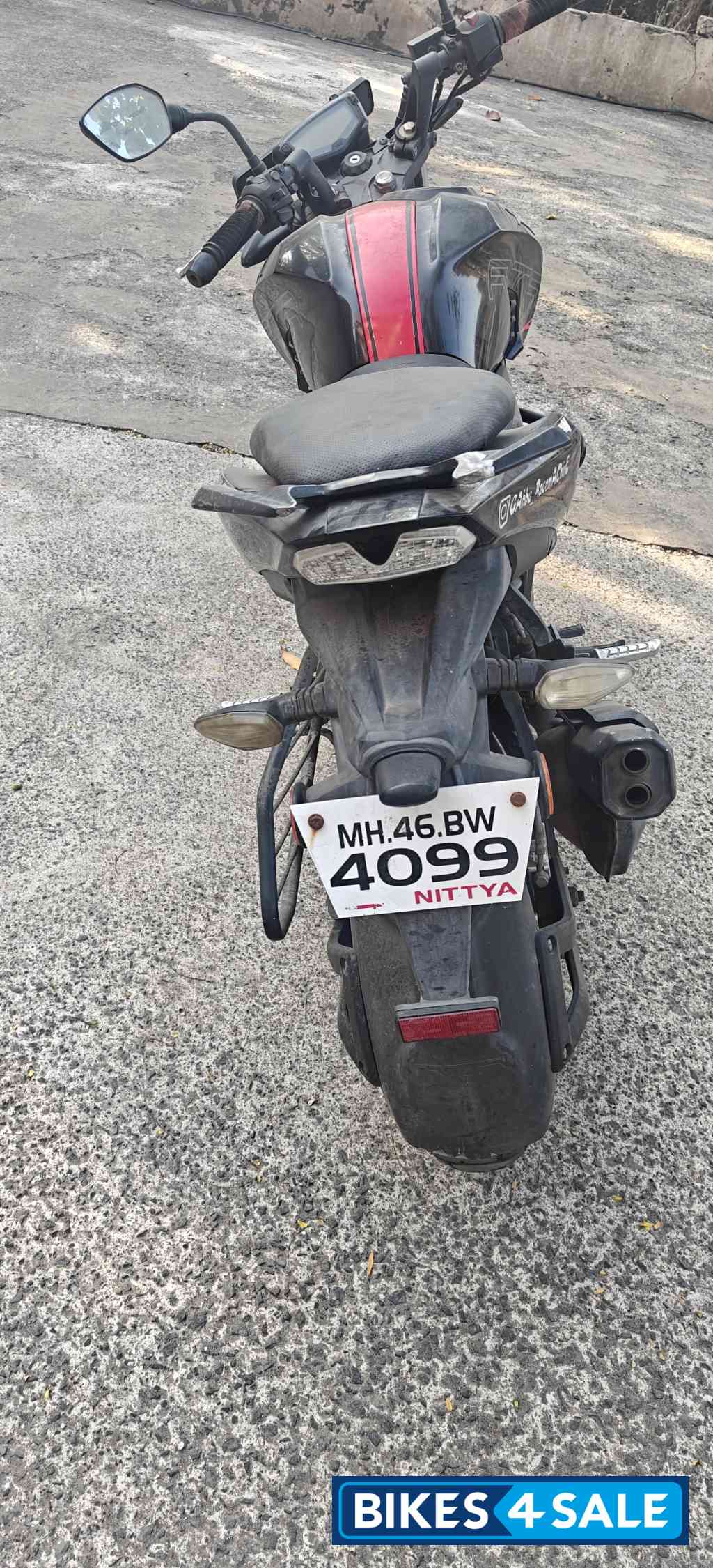 Red Black TVS Apache RTR 200 4V 2020