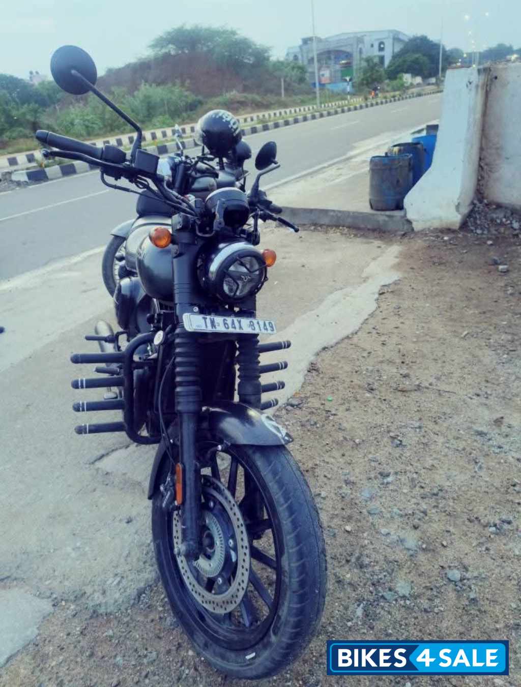 Smoke Grey Yezdi Roadster Chrome