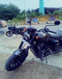 Smoke Grey Yezdi Roadster Chrome