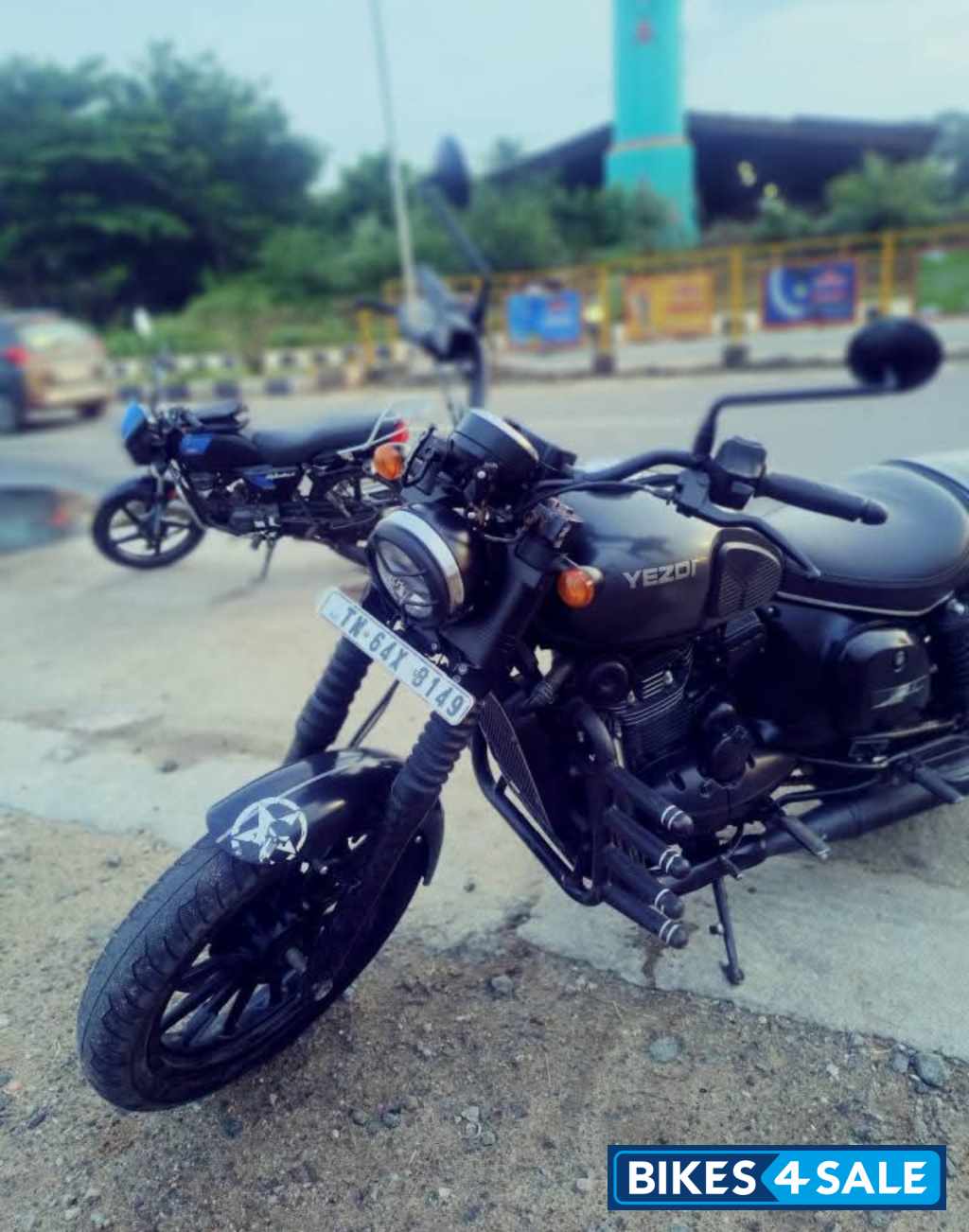 Smoke Grey Yezdi Roadster Chrome