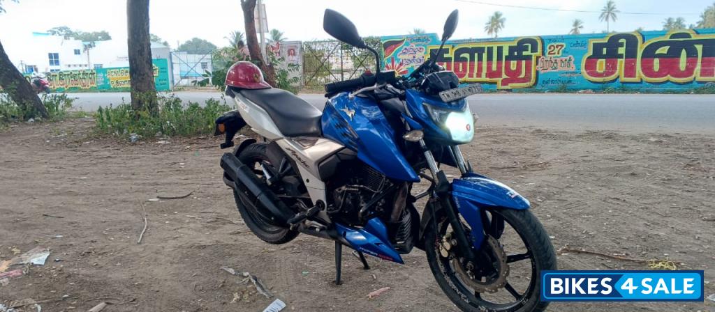 Navey Blue TVS Apache RTR 160 4V