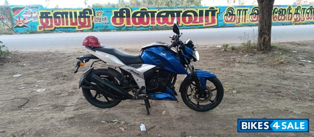 Navey Blue TVS Apache RTR 160 4V