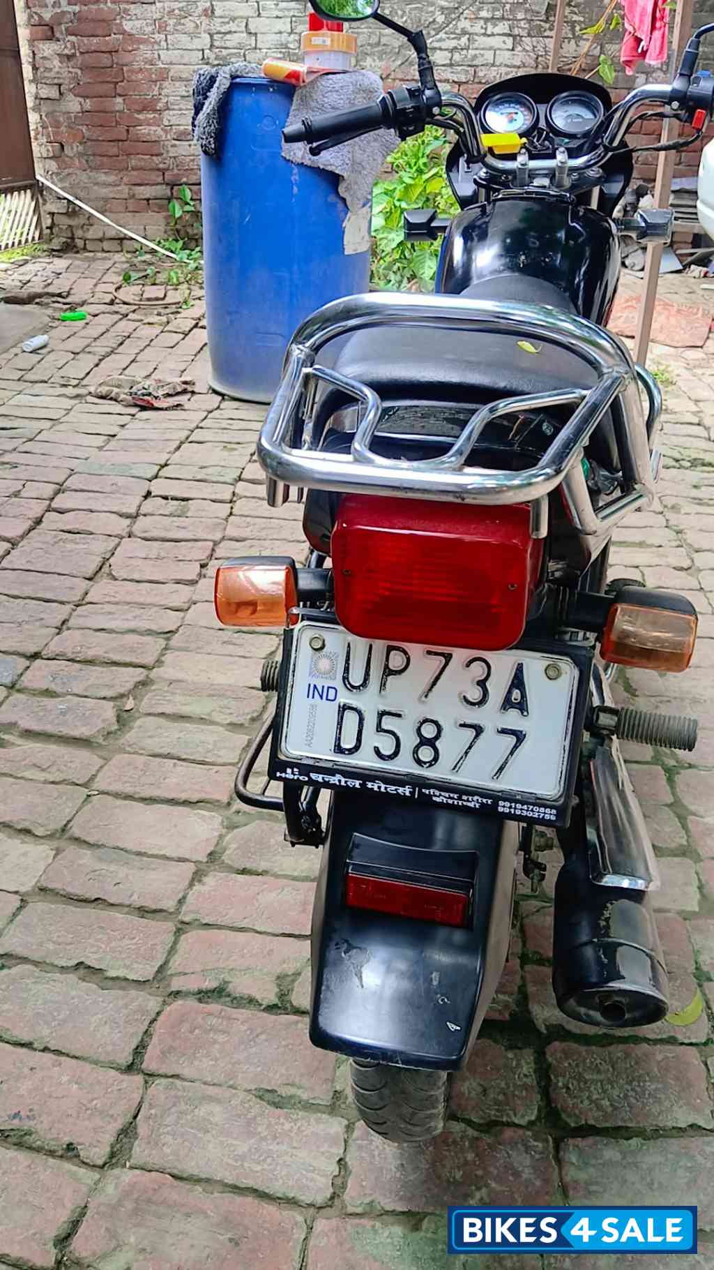 Black Hero Splendor Plus i3s Black and Accent