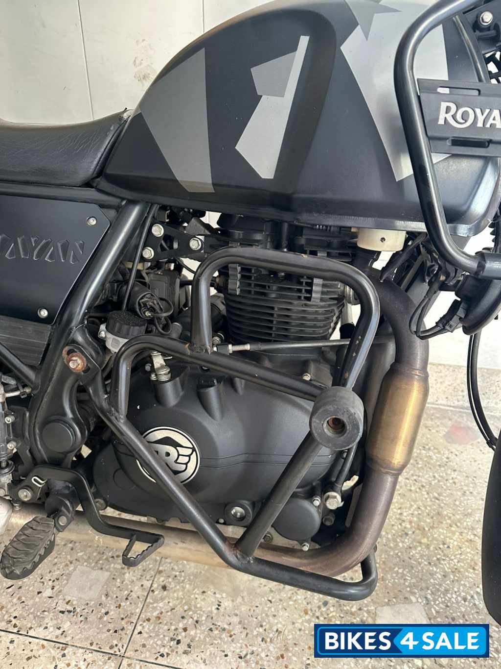 Black Royal Enfield Himalayan