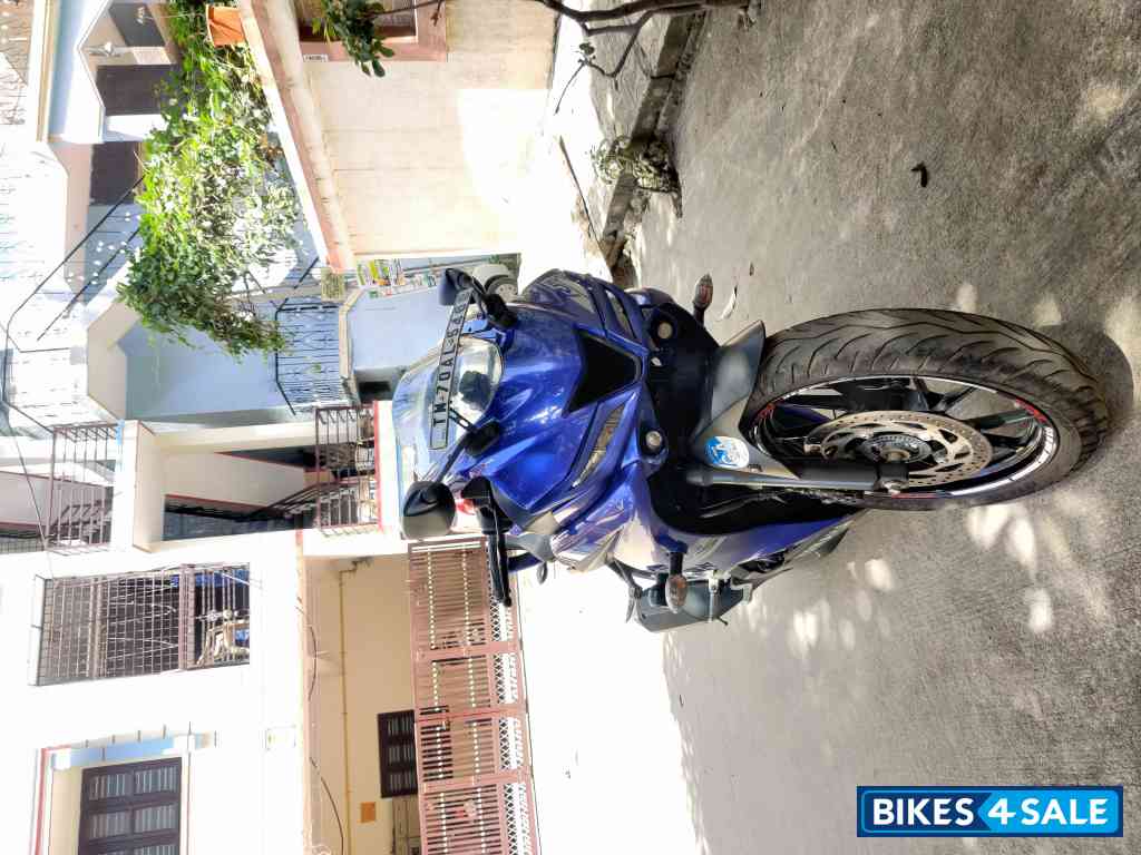 Blue Yamaha YZF R15
