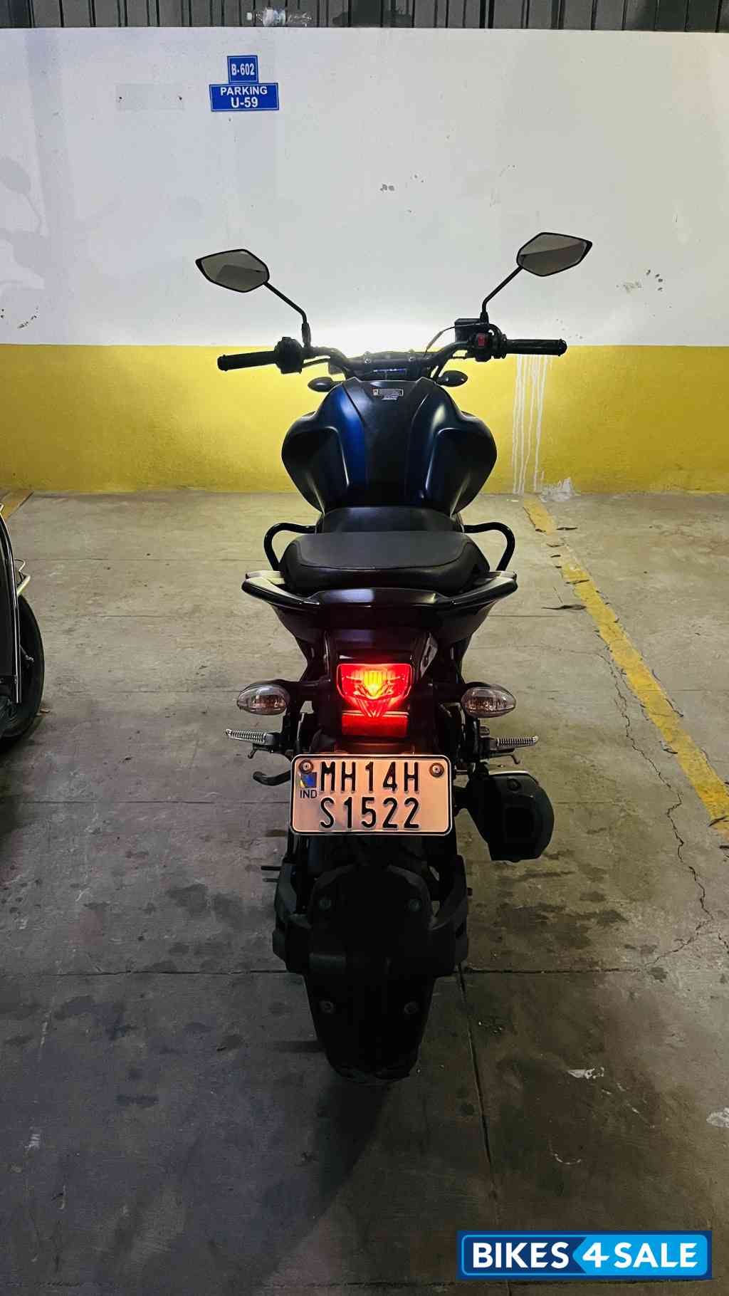 Mat Blue Yamaha FZ-S FI V3