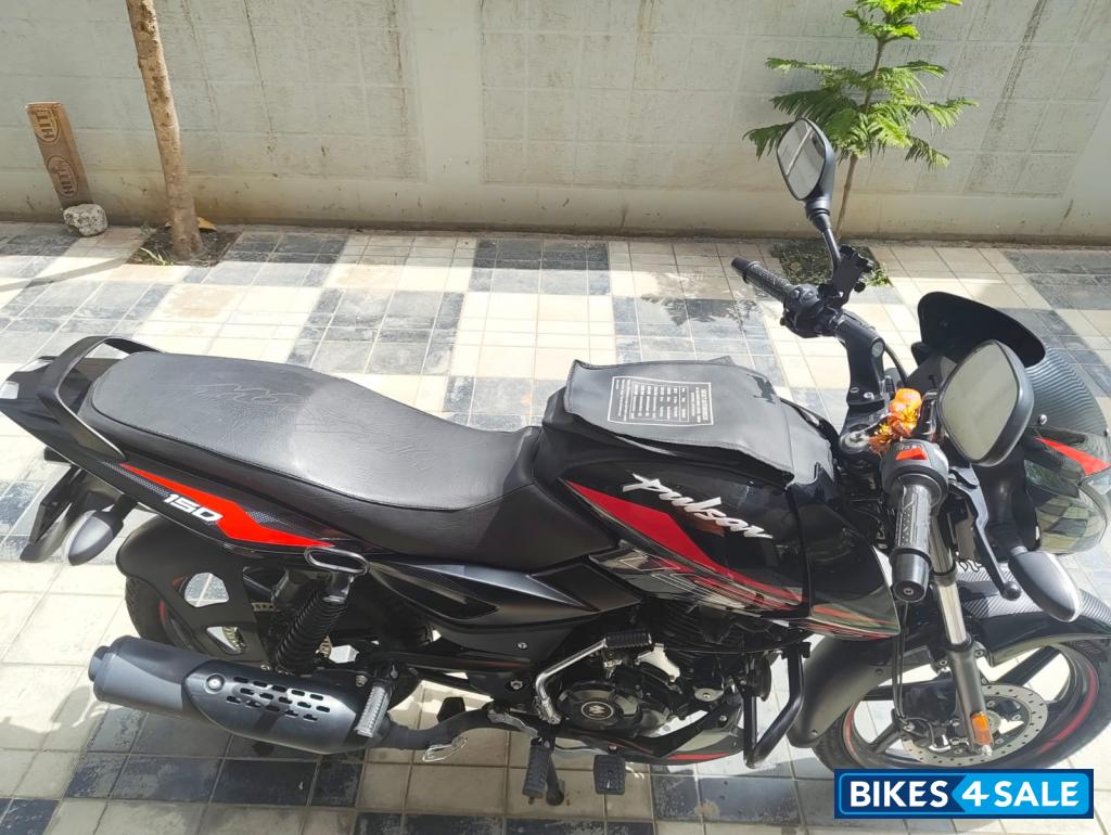 Black With Red Bajaj Pulsar 150 BS6