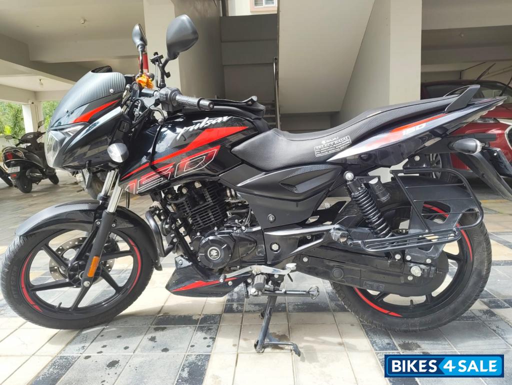 Black With Red Bajaj Pulsar 150 BS6