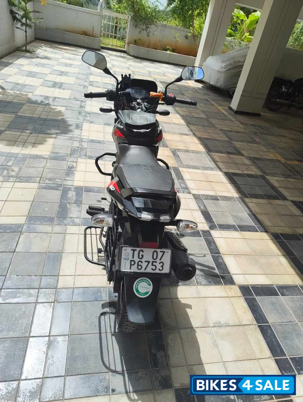 Black With Red Bajaj Pulsar 150 BS6