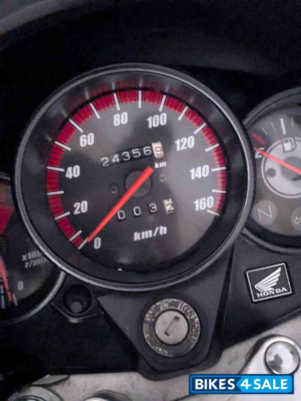 Black Honda CB Unicorn