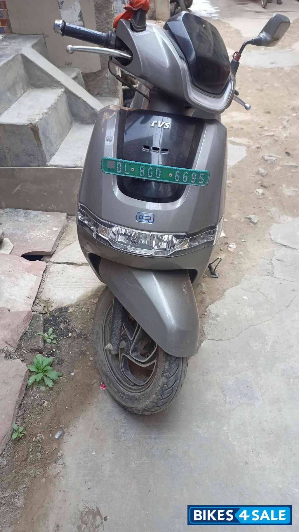 Grey TVS iQube Electric