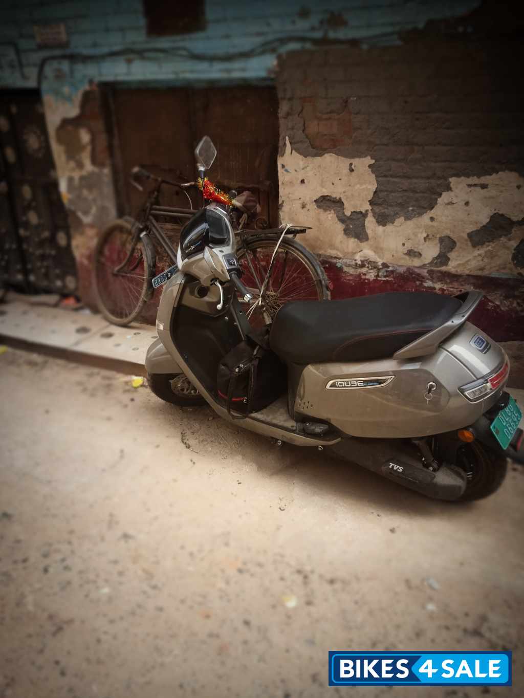 Grey TVS iQube Electric