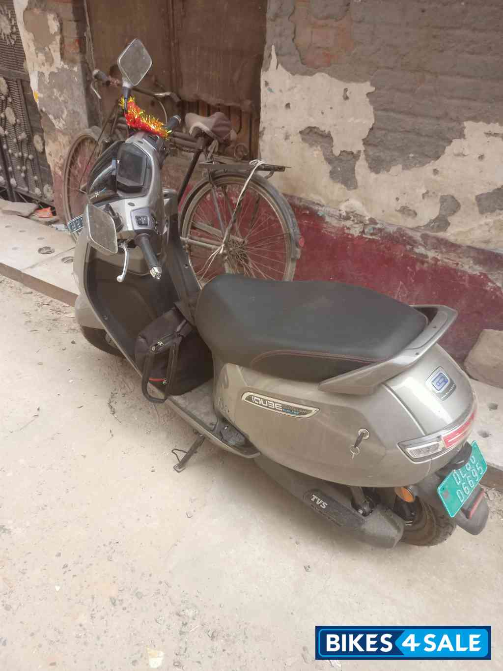 Grey TVS iQube Electric